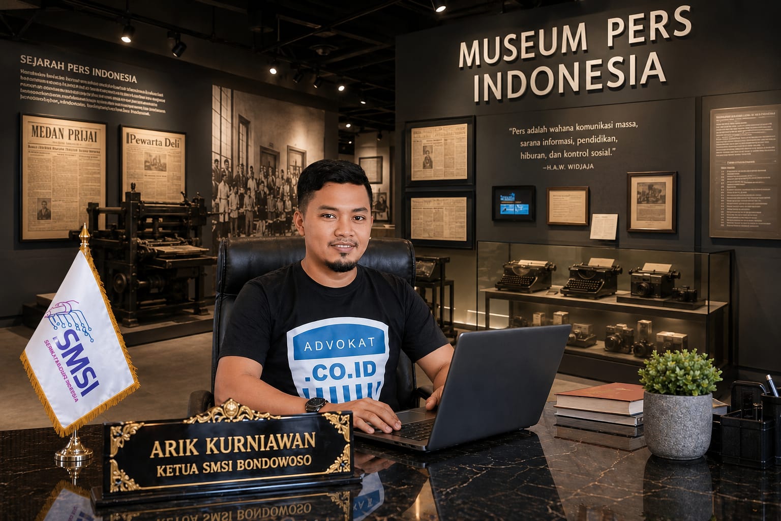 Hari Museum Internasional Jadi Momentum SMSI Bondowoso Tanamkan Kepedulian Sejarah Pers pada Generasi Muda