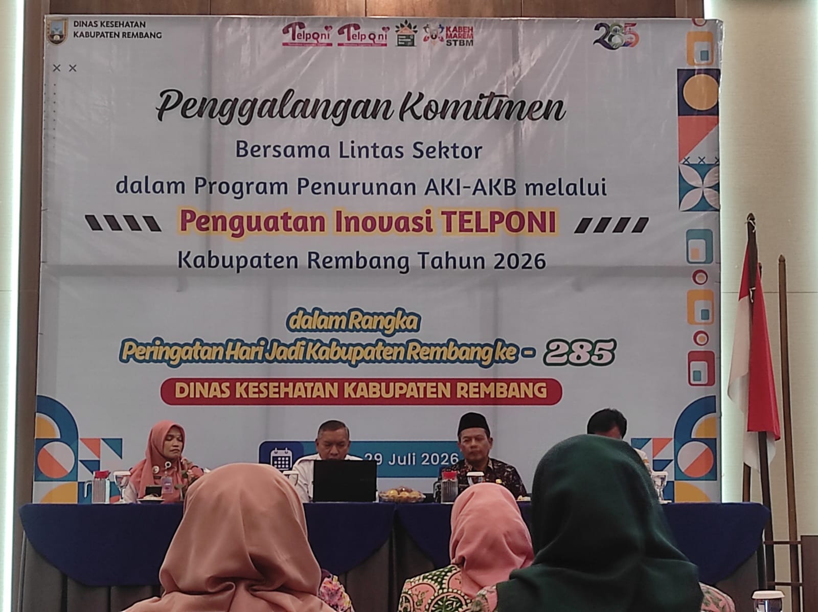 Sinergi Dinas Kesehatan Kabupaten Rembang dan Lintas Sektor melalui Penguatan Inovasi TELPONI untuk Percepatan Penurunan AKI dan AKB